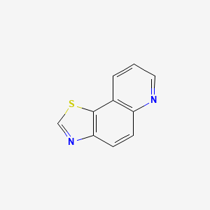 molecular formula C10H6N2S B15495243 Thiazolo[5,4-f]quinoline CAS No. 234-48-0