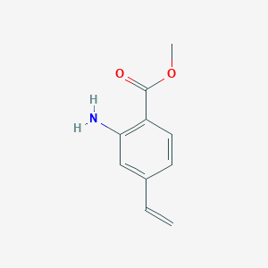 molecular formula C10H11NO2 B15495265 Methyl 2-amino-4-ethenylbenzoate 