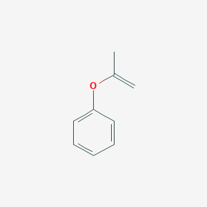 molecular formula C9H10O B15495325 Benzene, [(1-methylethenyl)oxy]- CAS No. 698-91-9