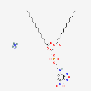 molecular formula C39H70N5O11P B15495436 azanium;[(2R)-2,3-di(tetradecanoyloxy)propyl] 2-[(4-nitro-2,1,3-benzoxadiazol-7-yl)amino]ethyl phosphate 