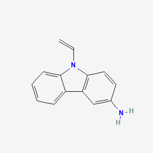 molecular formula C14H12N2 B15495459 9-Ethenyl-9H-carbazol-3-amine CAS No. 1140-31-4