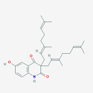molecular formula C29H39NO3 B15495567 Severibuxine 