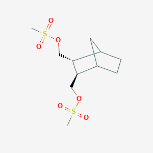 molecular formula C11H20O6S2 B15495591 (2r,3r)-Bicyclo[2.2.1]heptane-2,3-diyldimethanediyl dimethanesulfonate CAS No. 2434-90-4