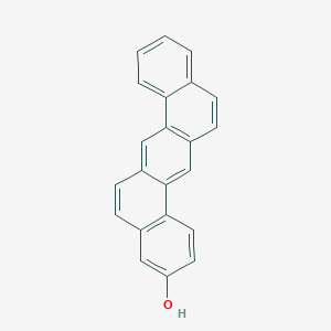 molecular formula C22H14O B15495674 Dibenz(a,h)anthracen-3-ol CAS No. 1421-80-3