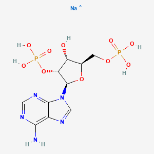 molecular formula C10H15N5NaO10P2 B15495695 Adenosine 2',5'-diphosphate sodium 