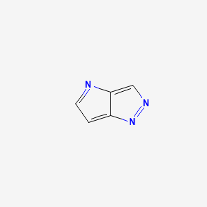 molecular formula C5H3N3 B15495716 Pyrrolo[3,2-c]pyrazole CAS No. 250-88-4