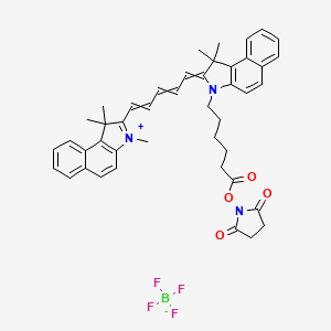 molecular formula C44H46BF4N3O4 B15495725 Cyanine5.5 NHS ester 