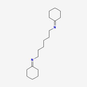 molecular formula C18H32N2 B15495728 N,N'-(Hexane-1,6-diyl)dicyclohexanimine CAS No. 3354-20-9