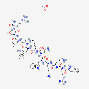 molecular formula C79H123N25O16 B15495774 PAMP-12 (human, porcine) acetate 