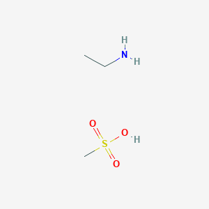 molecular formula C3H11NO3S B15495817 Methanesulfonic acid--ethanamine (1/1) CAS No. 2386-49-4