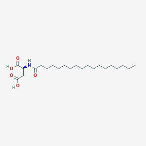 molecular formula C22H41NO5 B15495830 N-Octadecanoyl-L-aspartic acid CAS No. 1116-15-0