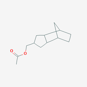 molecular formula C13H20O2 B15495908 4,7-Methano-1H-indene-2-methanol, octahydro-, 2-acetate CAS No. 64644-34-4
