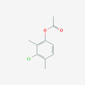 molecular formula C10H11ClO2 B15495919 Acetic acid (3-chloro-2,4-dimethylphenyl) ester 