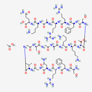 molecular formula C95H160N34O29 B15496055 Neuropeptide S (Mouse) acetate 