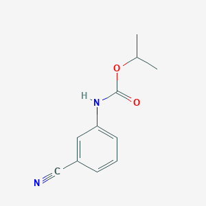 molecular formula C11H12N2O2 B15496090 propan-2-yl N-(3-cyanophenyl)carbamate CAS No. 2610-59-5