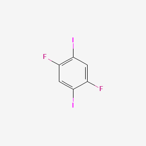 molecular formula C6H2F2I2 B15496118 1,4-Difluoro-2,5-diiodobenzene 