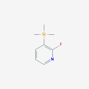 molecular formula C8H12FNSi B15496123 2-Fluoro-3-(trimethylsilyl)pyridine 