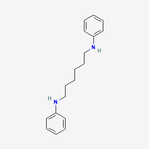 molecular formula C18H24N2 B15496194 N~1~,N~6~-Diphenylhexane-1,6-diamine CAS No. 1155-66-4