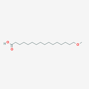 molecular formula C17H34O3 B15496214 16-Methoxyhexadecanoic acid CAS No. 173288-96-5