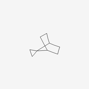 molecular formula C9H14 B15496249 Spiro[bicyclo[2.2.1]heptane-2,1'-cyclopropane] CAS No. 173-89-7