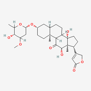 molecular formula C30H44O9 B15496260 psi-Caudoside CAS No. 559-58-0