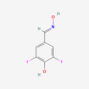 molecular formula C7H5I2NO2 B15496310 3,5-Diiodo-4-hydroxybenzaldoxime CAS No. 2296-76-6