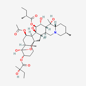 molecular formula C39H61NO12 B15496401 Germitrine CAS No. 560-48-5
