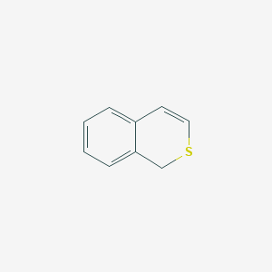 molecular formula C9H8S B15496450 Isothiochromene CAS No. 253-38-3
