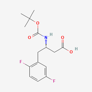 molecular formula C15H19F2NO4 B15496489 Shh5BX525F CAS No. 2349567-54-8