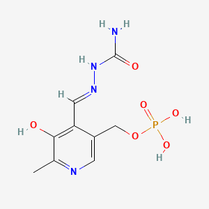 molecular formula C9H13N4O6P B15496564 Pyridoxal-5-phosphate semicarbazone CAS No. 634-27-5