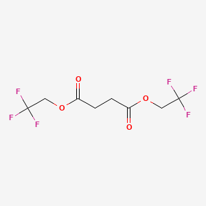 molecular formula C8H8F6O4 B15496570 Bis(2,2,2-trifluoroethyl) butanedioate CAS No. 925-01-9