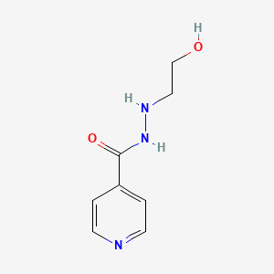 molecular formula C8H11N3O2 B15496646 n'-(2-Hydroxyethyl)pyridine-4-carbohydrazide CAS No. 1078-39-3