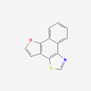 molecular formula C13H7NOS B15496722 10-oxa-5-thia-3-azatetracyclo[10.4.0.02,6.07,11]hexadeca-1(16),2(6),3,7(11),8,12,14-heptaene CAS No. 228-61-5