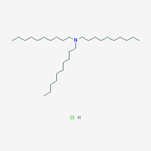 molecular formula C30H64ClN B15496740 N,N-Didecyldecan-1-amine--hydrogen chloride (1/1) CAS No. 2486-88-6