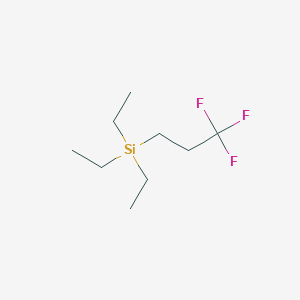 molecular formula C9H19F3Si B15496774 Triethyl(3,3,3-trifluoropropyl)silane CAS No. 429-59-4