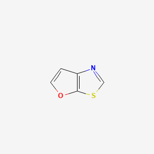 molecular formula C5H3NOS B15496821 Furo[3,2-d][1,3]thiazole CAS No. 251-22-9