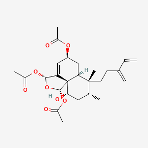 molecular formula C26H36O8 B15496835 Kurzipene D 