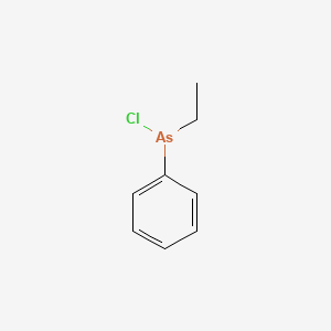 molecular formula C8H10AsCl B15496865 Chloroethylphenylarsine CAS No. 698-13-5