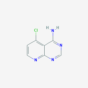 molecular formula C7H5ClN4 B15496885 5-Chloropyrido[2,3-d]pyrimidin-4-amine 