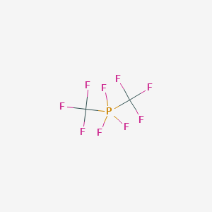 molecular formula C2F9P B15496906 Trifluoro[bis(trifluoromethyl)]-lambda~5~-phosphane CAS No. 1184-82-3
