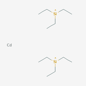 molecular formula C12H30CdSi2 B15496924 Cadmium--triethylsilyl (1/2) CAS No. 1067-32-9