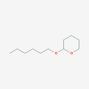 molecular formula C11H22O2 B154970 2-(Hexyloxy)tetrahydro-2H-pyran CAS No. 1927-63-5