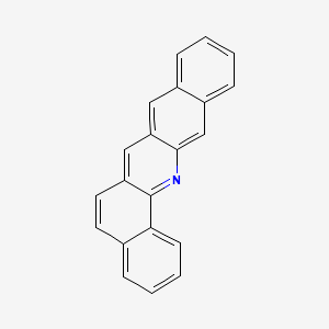 molecular formula C21H13N B15497004 Dibenz(b,h)acridine CAS No. 226-97-1