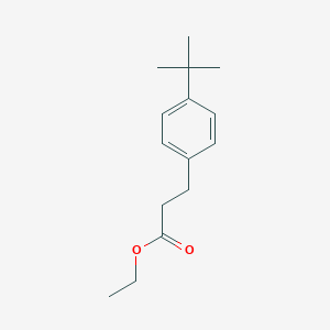 molecular formula C15H22O2 B154971 Ethyl 3-(4-(tert-butyl)phenyl)propanoate CAS No. 130872-28-5