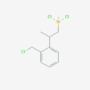 molecular formula C10H12Cl3Si B15497172 CID 6366218 