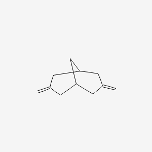 molecular formula C11H16 B15497241 3,7-Dimethylenebicyclo[3.3.1]nonane CAS No. 770-14-9