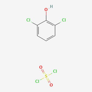molecular formula C6H4Cl4O3S B15497480 2,6-Dichlorophenol; sulfuryl dichloride 