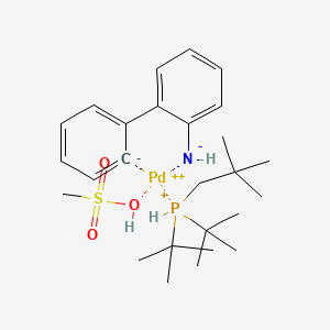 molecular formula C26H43NO3PPdS+ B15497621 Neopentyl(t-Bu)2P Pd G3 