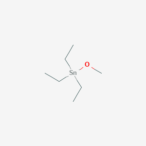 molecular formula C7H18OSn B15497648 Triethyl(methoxy)stannane CAS No. 1067-21-6