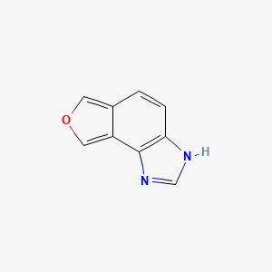 molecular formula C9H6N2O B15497951 3H-furo[3,4-e]benzimidazole CAS No. 210-86-6